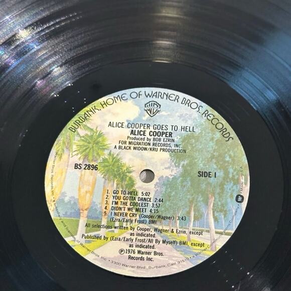 Vintage 1976 Alice Cooper Goes to Hell Vinyl LP - Picture 4 of 5